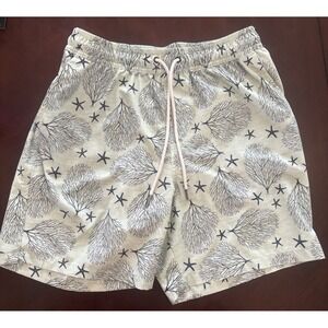 Goodfellow Starfish Swim Trunks w/Liner, Men's Medium, Daydream Green Cruise